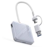 CRFFZ Fast Speed USB C USB a Card Reader for Simultaneous Reading of Multiple Memory Cards Double a and C Reader