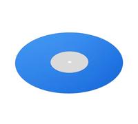 CRFFZ Fluorescent Anti Statics Acrylic Record Player Mats for 12Inch Vinyls Discs NoiseFree Playbacks Vinyls Record Mats