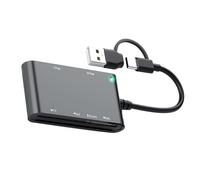 CRFFZ Intelligent Card Reader Supporting USB C and USB a Size Plugs and Play Functionality for Intelligent/MS Card Reader