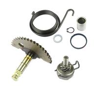 CRFFZ Kick Start Set for 50CC 80CC Scooter Moped Kick Start Complete Gear Shaft Spring Replacement Kickstarter Gear Engine Parts