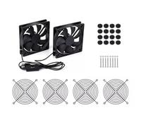 CRFFZ Large 120mm Computer Fan with Hydraulic Bearing 52CFM Airflows and Anti Shock Pad for Efficient Heat Dissipation Industrial Cabinet Cooling Fan