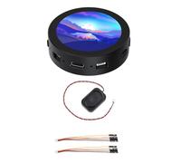 CRFFZ Multifunction RP2350 Microcontroller Development Board 1.85inch Round Capacitive Touchable Screen Display Expansion Board Prototyping with Touchable Screen