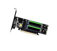 CRFFZ NVMe Expansion Card for PCIe4.0, Enabling RAIDs 0, 1, 5, 10 with Four Slots and Heat Management NVMe Hdds Adapters