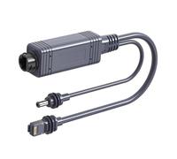CRFFZ Portable 100W Gigabit PoEt Splitter for Dishy for Home Business and Remote Networking Applications for Poet Splitter