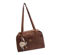 CRFFZ Practical Work Bag with Organizational Features Ergonomic Strap Ample Space Fashion Shoulder Bag for Laptop Essential Keychain Holder
