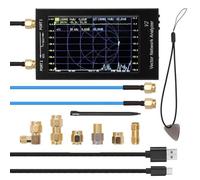 CRFFZ Professional Vector Networking Analyzing 50kHz 3000MHz Tester Board 4.3inch Touchable Screen Display High Capacity Battery Networking Analysis Tool