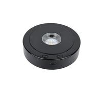 CRFFZ Programmable LED Rotating Base Illuminations Stand Texture Suitable for Glassware Crystal Ball Display USB Powered