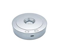 CRFFZ Programmable LED Rotating Base Illuminations Stand Texture Suitable for Glassware Crystal Ball Display USB Powered