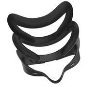 CRFFZ PU Face Covers Sweatproof and Waterproof AntiDirty Facials Cushion for 3S Headsets Facials Cushion