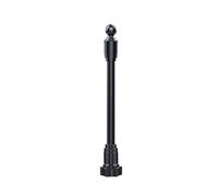 CRFFZ Rotatable Car Phone Holder Extension Arm 17mm Ball Joint Adapters 22cm 32cm 42cm 52cm Adjustable for Dashboards Vent Mount Flexible Car Phone Mount Extension Aluminum