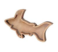 CRFFZ Shadows Box Wooden Seashells Display for Starfishs Collection Beach Coastal Room Home Decors Seashells Holders Small Shadows