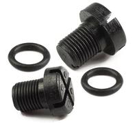 CRFFZ Strength Coolant Bleeder Screws with Rubber O Rings 11537793373 Replacement Easy to Use Designed for Car Car Radiator Bleed Screw Component Screw Radiator Vent