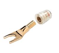 CRFFZ Strong Y Fork Banana Plugs Adapter Oxygen Easy Copper Y Type Terminal Connector Suitable for Enhanced Increaser Binding Post