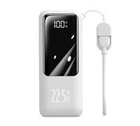 CRFFZ Very Small 10000mAh Power Pack 22.5W Fast Charging High Capacity Mobile Battery Long Service Power for Smartphones High Capacity Mobile Battery