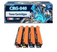 CRG-040 Toner Cartridges Compatible for Canon i-SENSYS LBP710Cx LBP712Cx Printers, With Chip Large Capacity 7000 Pages (4-Pack BK/C/M/Y)
