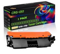 CRG-051 Compatible for Canon Toner Cartridge with Chip i-SENSYS LBP-162dw MF264dw MF264dw II MF267dw MF267dw II Printers (1 Pack Black)