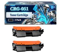 CRG-051 Toner Cartridge Compatible for Canon i-SENSYS LBP-162dw MF264dw MF264dw II MF267dw MF267dw II MF269dw Printers, With Chip Large Capacity 1400 Pages (2-Pack Black)