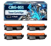 CRG-051 Toner Cartridge Compatible for Canon i-SENSYS LBP-162dw MF264dw MF264dw II MF267dw MF267dw II MF269dw Printers, With Chip Large Capacity 4000 Pages (4 Pack Black)