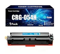 CRG-054H High Yield Toner Cartridge Black Cyan Magenta Yellow, For Canon Color ImageClass MF641Cw MF642Cdw MF643Cdw MF644Cdw MF645Cx LBP621Cw LBP622Cdw LBP623Cdw