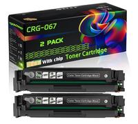 CRG-067 Compatible for Canon Toner Cartridge with Chip i-SENSYS MF655Cw MF655Cx MF657Cdw Printers (2 Pack Black)