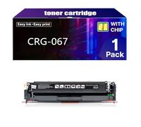 CRG 067H CRG-067 Toner Cartridge Set Replacement for Canon 067H Compatible for MF651CW MF655Cdw MF657Cdw MF656Cdw MF654Cdw Printer,BK-1 pcs