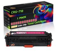 CRG-718 Compatible for Canon Toner Cartridges with Chip i-SENSYS LBP7200Cdn MF726Cdw MF8360Cdn LBP7210Cdn MF728Cdw MF8380Cdw LBP7660Cdn Printers (1 Pack Magenta)