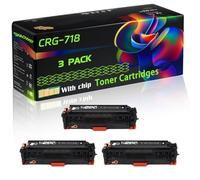 CRG-718 Compatible for Canon Toner Cartridges with Chip i-SENSYS MF8540Cdn LBP7680Cx MF8330Cdn MF8550Cdn MF720 MF8340Cdn MF8580Cdn MF724Cdw Printers (3 Pack Black)