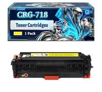 CRG-718 Toner Cartridges Compatible for Canon i-SENSYS LBP7200Cdn MF726Cdw MF8360Cdn LBP7210Cdn MF728Cdw MF8380Cdw LBP7660Cdn MF729Cx Printers, With Chip Large Capacity 4400 Pages (1 Pack Yellow)