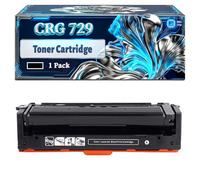 CRG 729 Toner Cartridge Compatible for Canon I-Sensys LBP-7010C LBP-7018C Printers, With Chip Large Capacity 1200 Pages (1 Pack Black)