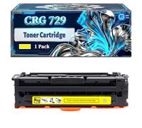 CRG 729 Toner Cartridge Compatible for Canon I-Sensys LBP-7010C LBP-7018C Printers, With Chip Large Capacity 1200 Pages (1 Pack Yellow)