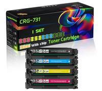 CRG-731 Compatible for Canon Toner Cartridge with Chip i-SENSYS MF620 MF623 MF623cn MF628 MF628cw MF8200 Printers (4-Pack BK/C/M/Y)