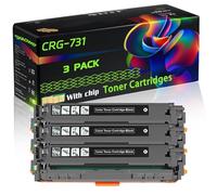 CRG-731 Compatible for Canon Toner Cartridges with Chip i-SENSYS LBP-7100 LBP-7100Cn LBP-7100Cx Printers (3 Pack Black)