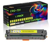 CRG-731 Compatible for Canon Toner Cartridges with Chip i-SENSYS LBP7100 MF620C MF8230Cn LBP7100Cn MF623Cn MF8280Cw LBP7110 MF628Cw LBP7110Cw Printers (1 Pack Yellow)