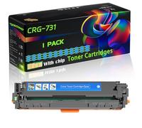 CRG-731 Compatible for Canon Toner Cartridges with Chip i-SENSYS LBP7100 MF620C MF8230Cn LBP7100Cn MF623Cn MF8280Cw LBP7110 MF628Cw LBP7110Cw Printers (1 Pack Cyan)