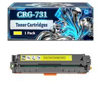 CRG-731 Toner Cartridges Compatible for Canon i-SENSYS MF600 MF620 MF623 MF623cn MF628 Printers, With Chip Large Capacity 2400 Pages (1 Pack Yellow)