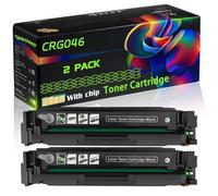 CRG046 Compatible for Canon Toner Cartridge with Chip i-SENSYS LBP-653Cdw LBP-654Cx MF-732Cdw MF-734Cdw Printers (2 Pack Black)