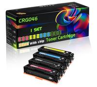 CRG046 Compatible for Canon Toner Cartridge with Chip i-SENSYS LBP653 LaserBase MF735 i-SENSYS LBP654 i-SENSYS MF735 MF734 Printers (4-Pack BK/C/M/Y)