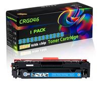 CRG046 Compatible for Canon Toner Cartridge with Chip i-SENSYS LBP653 LaserBase MF735 i-SENSYS LBP654 i-SENSYS MF735 MF734 Printers (1 Pack Cyan)