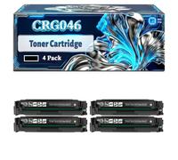 CRG046 Toner Cartridge Compatible for Canon i-SENSYS LBP-653Cdw LBP-654Cx MF-732Cdw MF-734Cdw MF-735Cx Printers, With Chip Large Capacity 2300 Pages (4 Pack Black)
