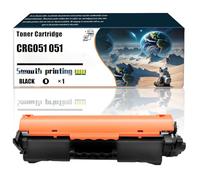 CRG051 051 2169C001 051X Toner Cartridge Compatible with Canon imageCLASS LBP162dw MF264dw MF267dw MF269dw Printers, Replacement Parts Contains Chip and Clear Printing/236(1 Pack Black)