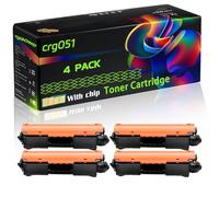 crg051 Compatible for Canon Toner Cartridge with Chip i-SENSYS LBP162 MF264 MF267 MF269 MF264dw MF267dw II Printers (4 Pack Black)