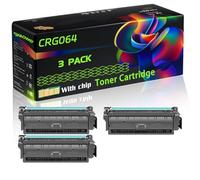 CRG064 Compatible for Canon Toner Cartridge with Chip i-SENSYS LBP722Cdw LBP732Cdw MF832Cdw Printers (3 Pack Black)