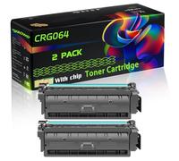 CRG064 Compatible for Canon Toner Cartridge with Chip i-SENSYS LBP722Cdw LBP732Cdw MF832Cdw Printers (2 Pack Black)