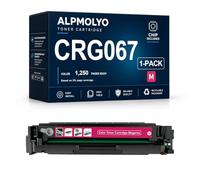 CRG067 High Yield Toner Cartridge Replacement Fits CRG067, Compatible with Canon i-SENSYS MF651Cw 655Cdw 657Cdw, 4 Pack Black Cyan Magenta Yellow with Chip,Red