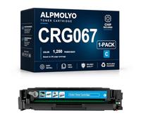 CRG067 High Yield Toner Cartridge Replacement Fits CRG067, Compatible with Canon i-SENSYS MF651Cw 655Cdw 657Cdw, 4 Pack Black Cyan Magenta Yellow with Chip,Blue