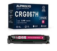 CRG067H High Yield Toner Cartridge Replacement Fits CRG067H, Compatible with Canon i-SENSYS MF651Cw 655Cdw 657Cdw, 4 Pack Black Cyan Magenta Yellow with Chip,Red