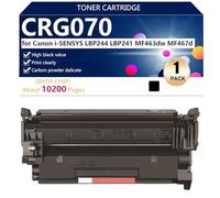 CRG070 Toner Cartridge Replacement for Canon i-SENSYS LBP244 LBP241 MF463dw MF467d Printers, 10200 Pages,Black-1 pack