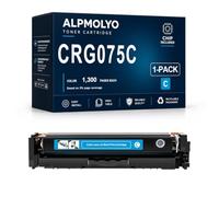 CRG075 High Yield Compatible Toner Cartridge Replacement for CRG075K/C/M/Y with Latest Chip, Fits Canon Color imageCLASS LBP646Cdw LB647Cdw MF662CdW Laser Printer, Black Cyan Magenta Yellow, 4 Pack,Bl