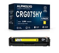 CRG075 High Yield Toner Cartridge Replacement for CRG075HK/C/M/Y, Compatible with Canon Color imageCLASS LBP646Cdw/LB647Cdw/MF662Cdw,with Chip