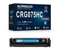 CRG075 High Yield Toner Cartridge Replacement for CRG075HK/C/M/Y, Compatible with Canon Color imageCLASS LBP646Cdw/LB647Cdw/MF662Cdw,with Chip